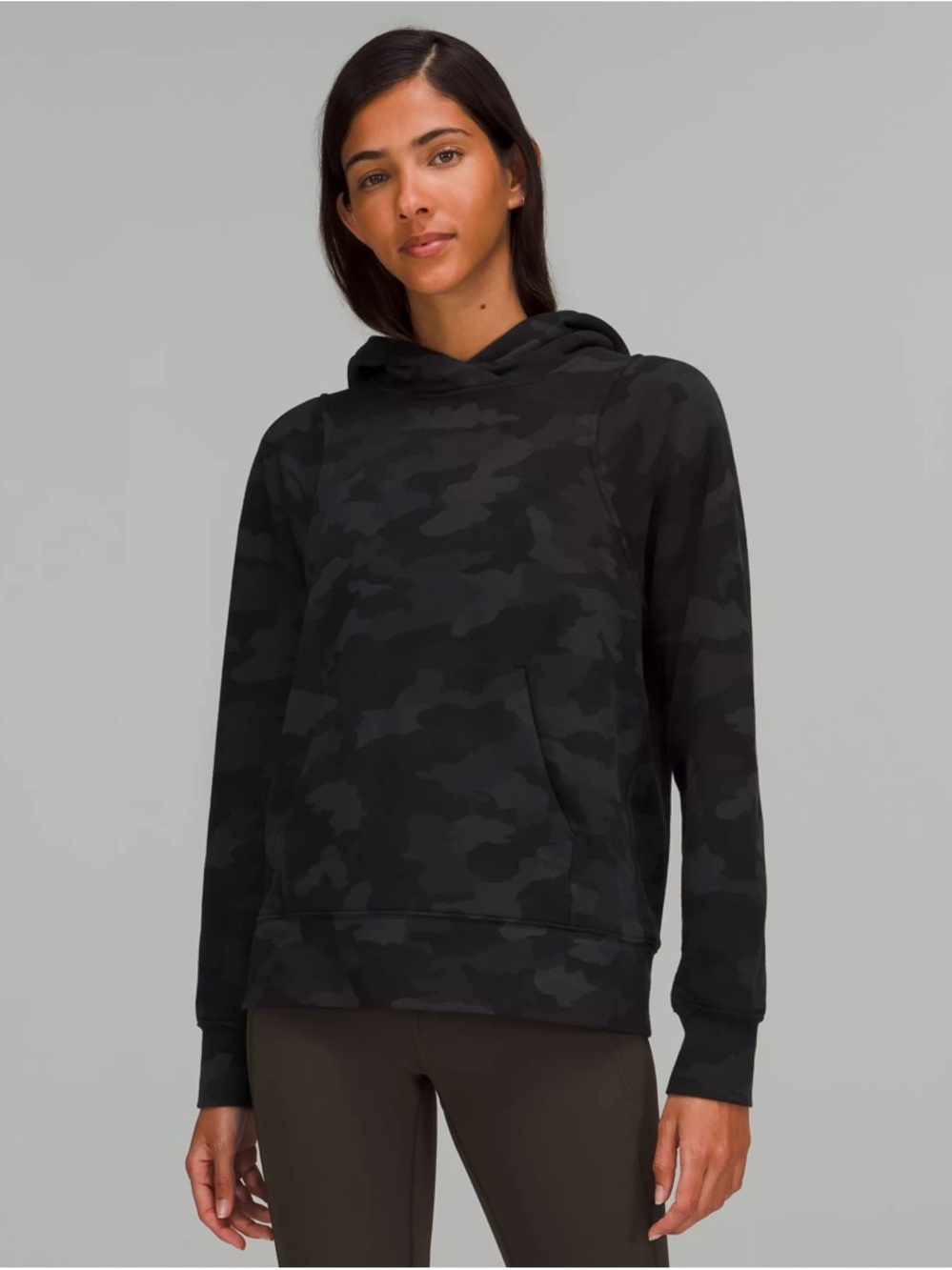 Loungeful Hoodie Heritage 365 Camo Deep Coal Multi